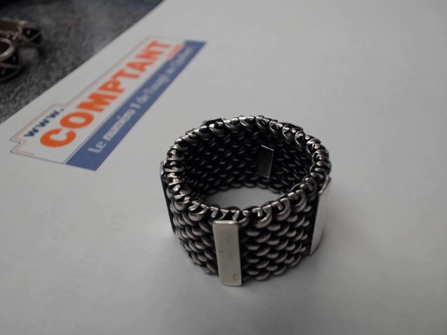 Chain style ring en argent