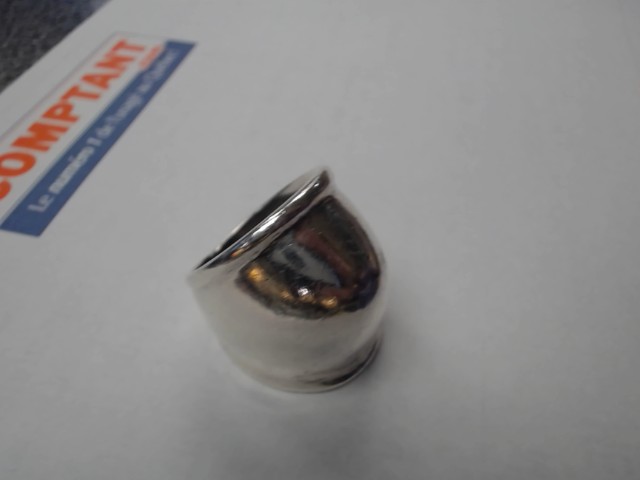 Bague en argent solid piece