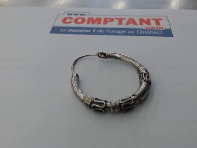 Boucle n argent serpent