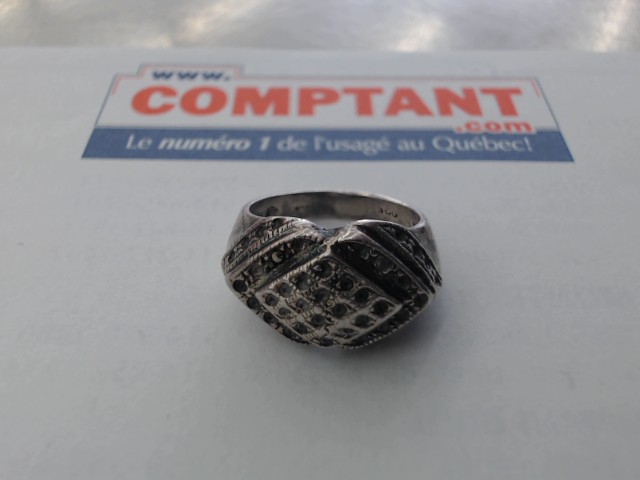 Bague losange en argent