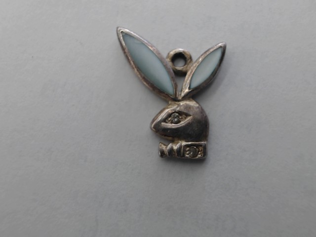 Breloque playboy en argent