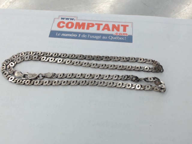 Chaine en argent maille marine