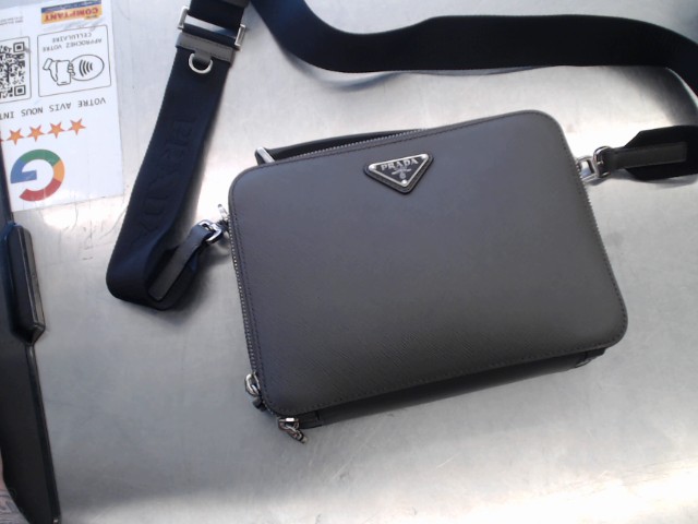 Bandoliera saffiano brick travel bag