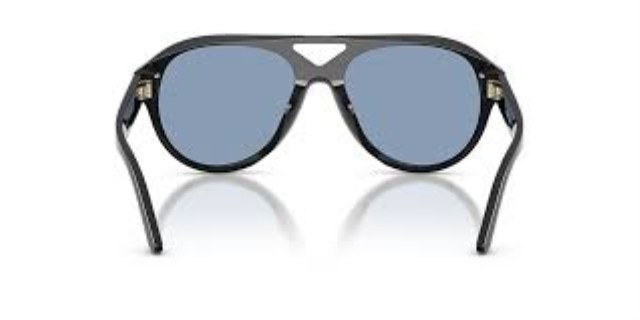 Tony burch black blue lens