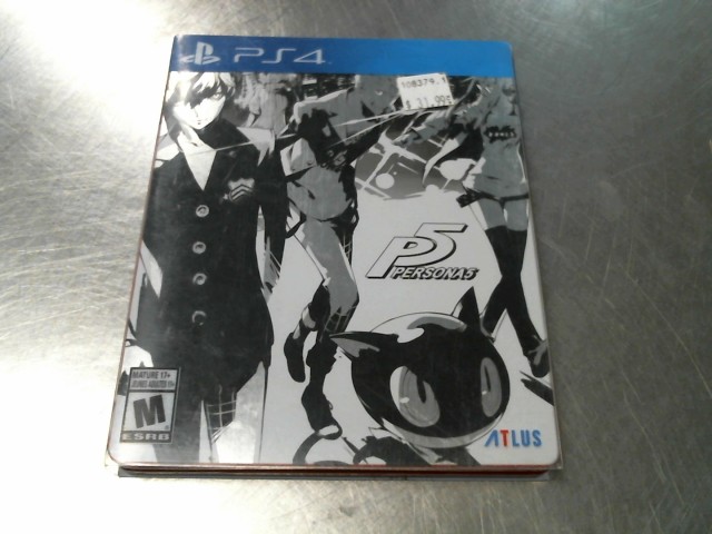 Persona 5 steelbook avec slip cover