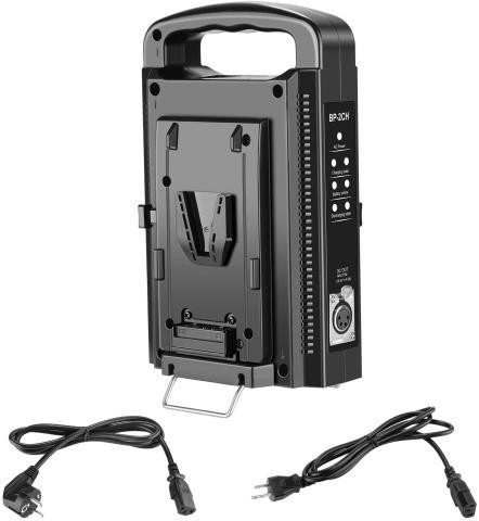 Dual channel battery charger for sony