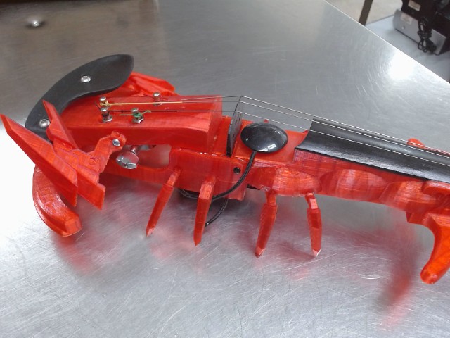 Violon scorpion red 3d print