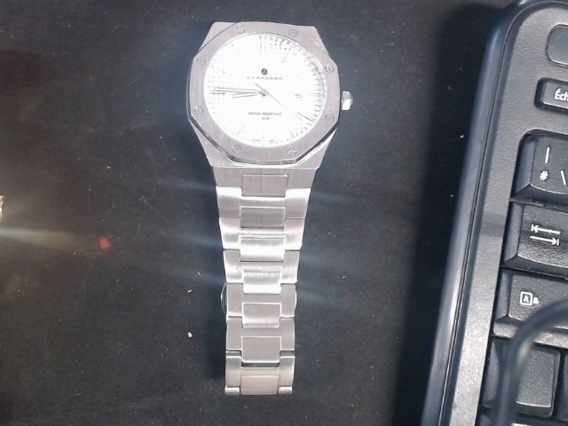 30m all stainless steel cadran gris