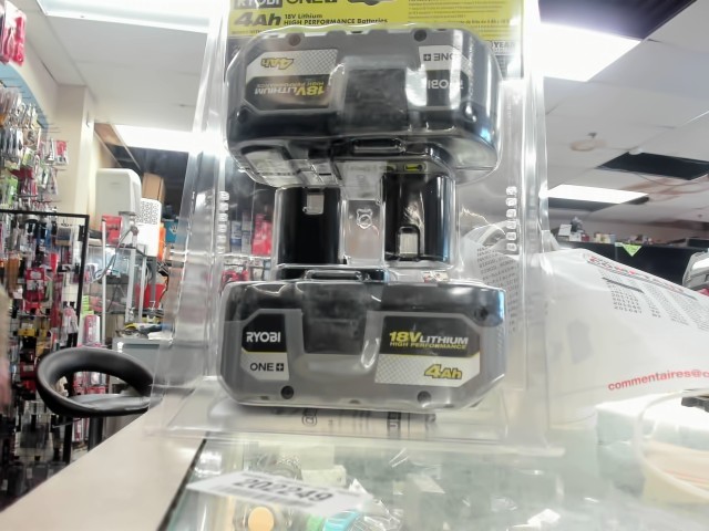 Pack de 2 batt 4ah high perf