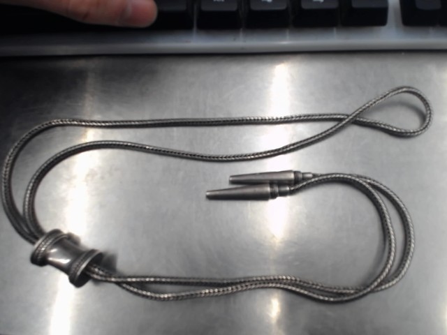 Texan neck tie silver