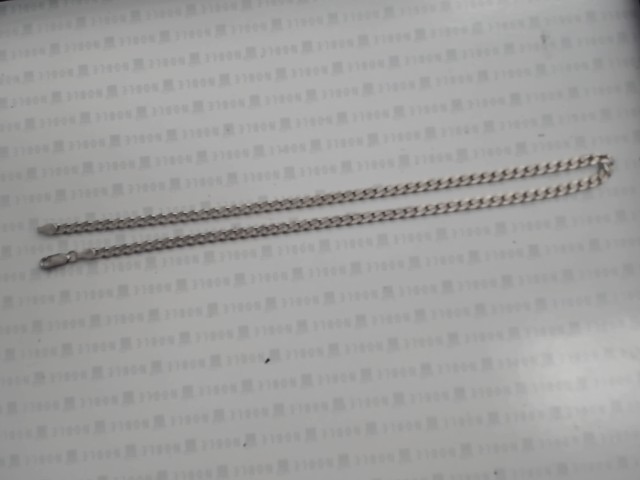 Chaine en airgent 16 po 12.6g