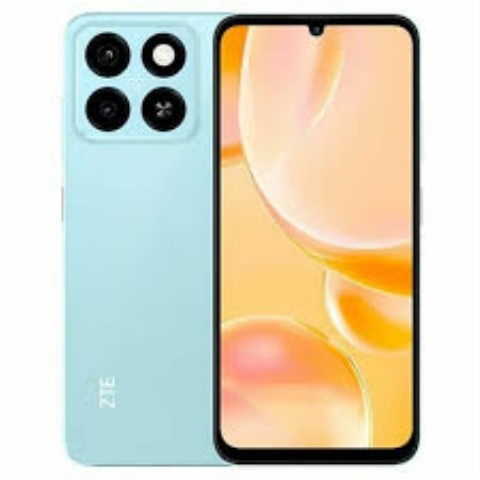 Cellulaire zte bleu pale sans case