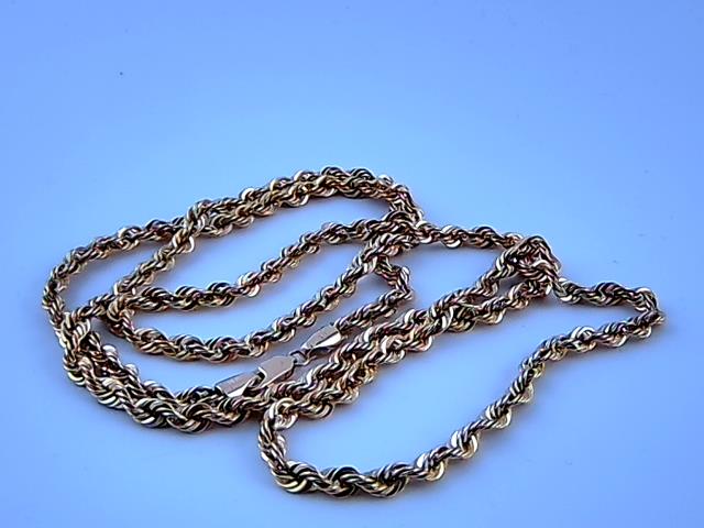 CHAINE TORSADE EN OR 10KT