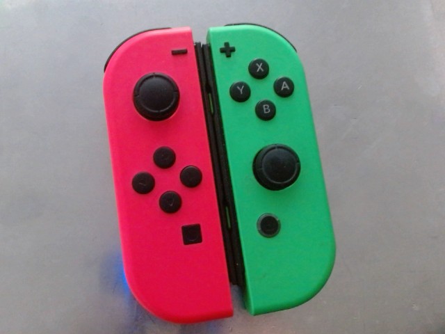 Joycons nintendo swict vert/rose