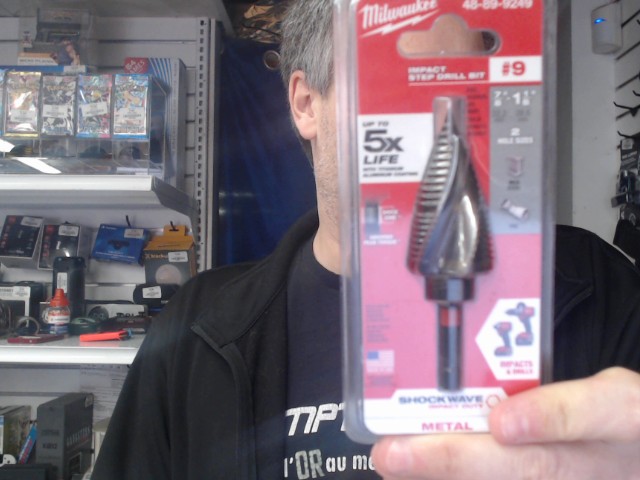 Impact step drill nit 9