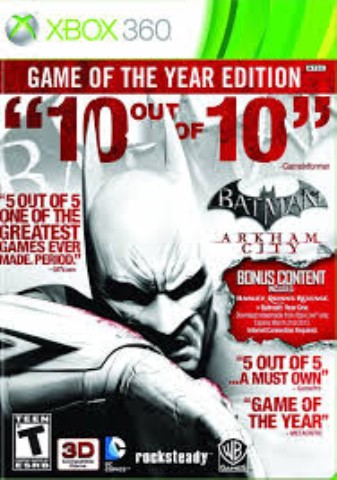 Batman arkham city goty edition