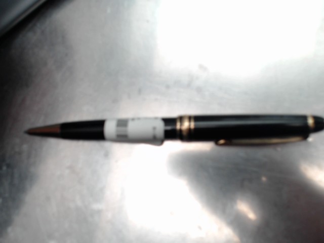 Crayon mont blanc noir gold tone