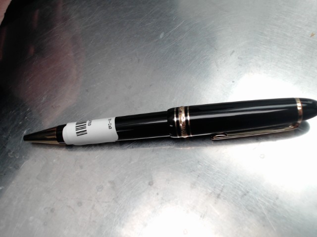 Mont blanc noir gold tone a bille