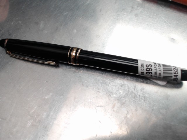Crayon mont blanc noir gold tone bille