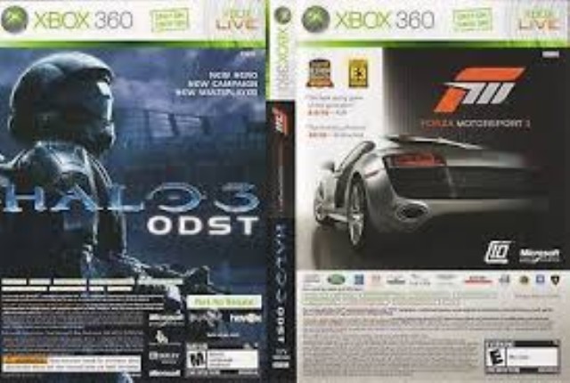 Halor 3 odst et forza 3 xbox360
