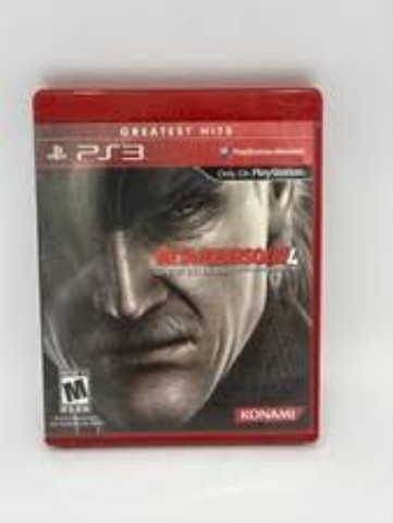 Metal gear solid 4 greates hits ps3