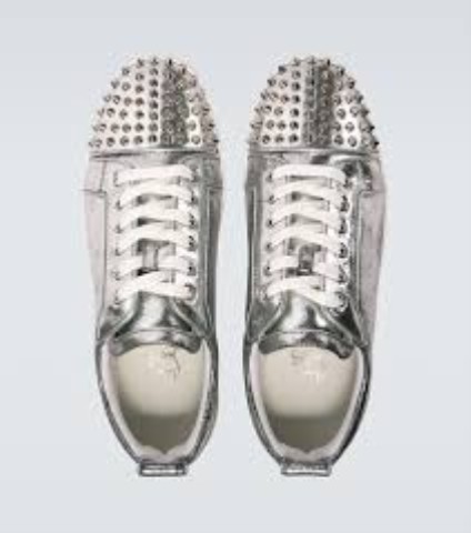 Louis junior spikes silver size 12