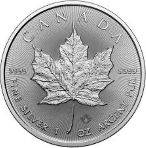 Piece 5 dollars canadien argent