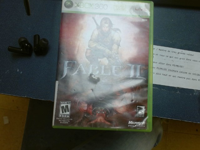 Fable ii on xbox 360