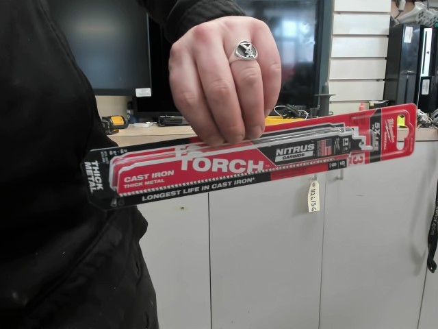 9in nitr carb cast iron blade