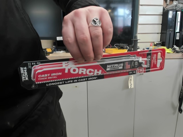 9in nitr carb cast iron blade