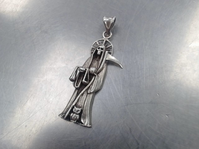 Breloque silver faucheuse de la mort