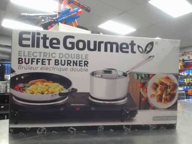 Electric double buffet burner