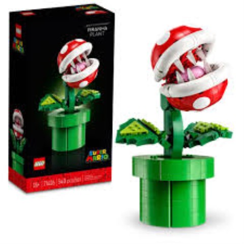 Lego super mario piranha plant