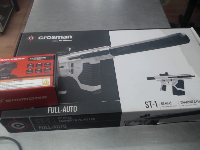 St-1 full auto bb rifle + boite +viseur