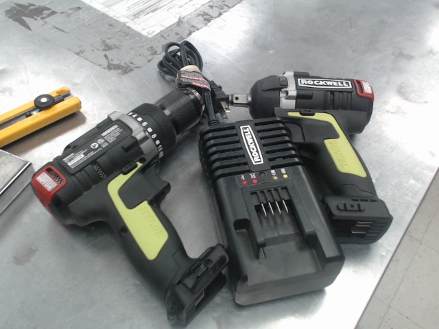 Perceuse avec impact wrench et charcheur