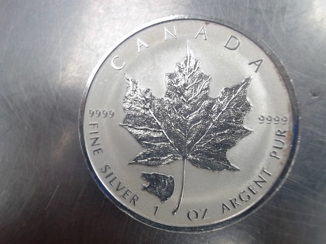 Canada 1oz 9999silver 5 dollars 2016