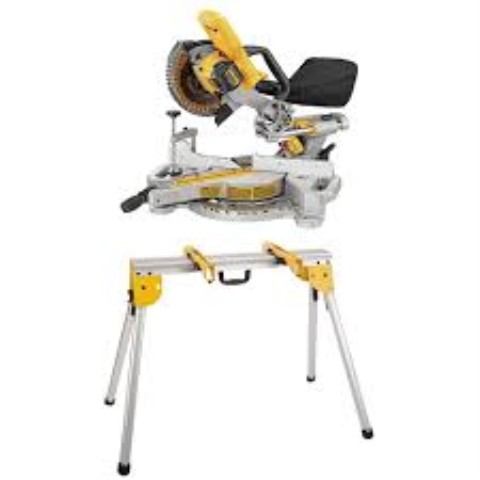 Scie a onglet dewalt +stand combo