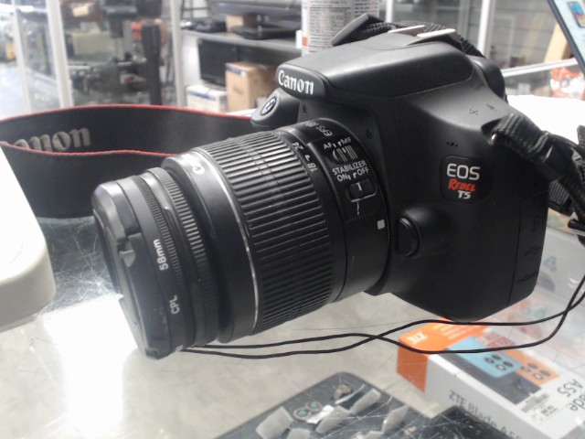 Camera canon avec lentille