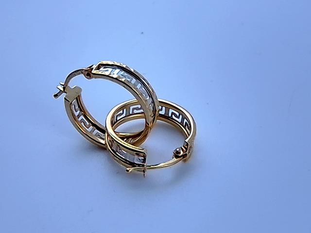 BOUCLES D OREILLES EN OR 10KT