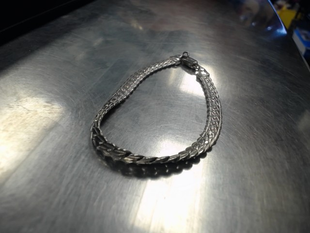 Bracelet en rgent mailles anglaises