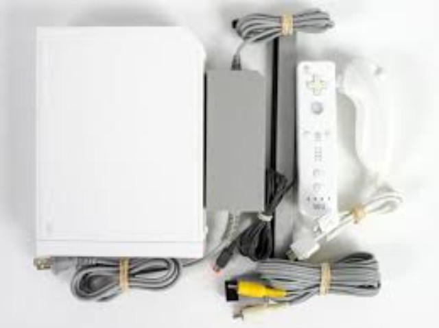 Nintendo wii avec fil et acc
