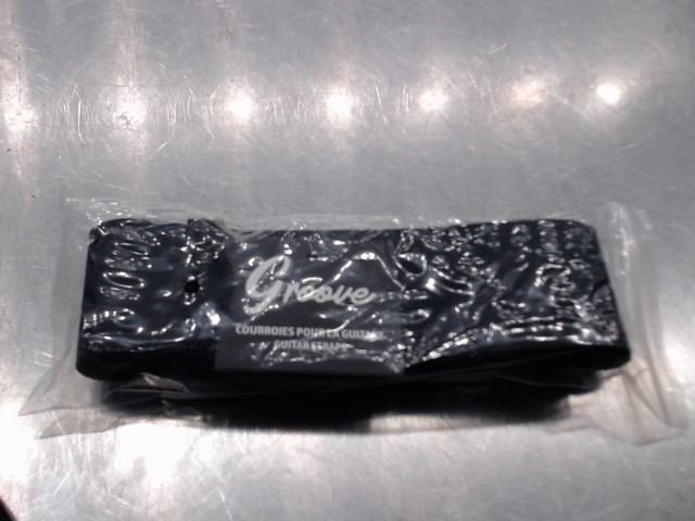 Groove guitar strap black