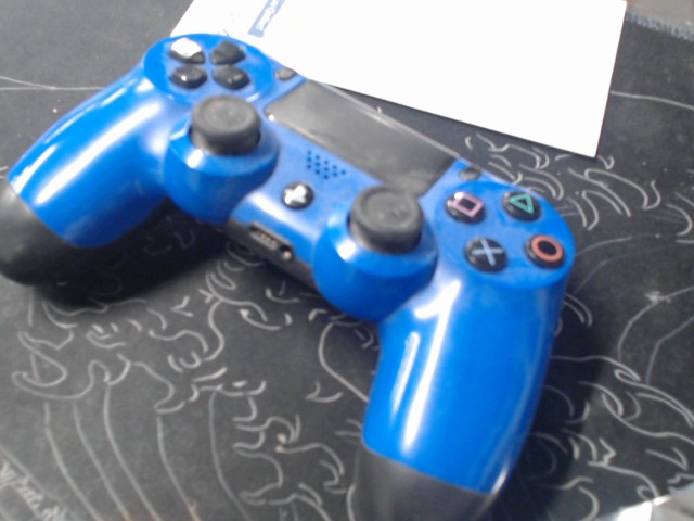 Manette ps4 bleue