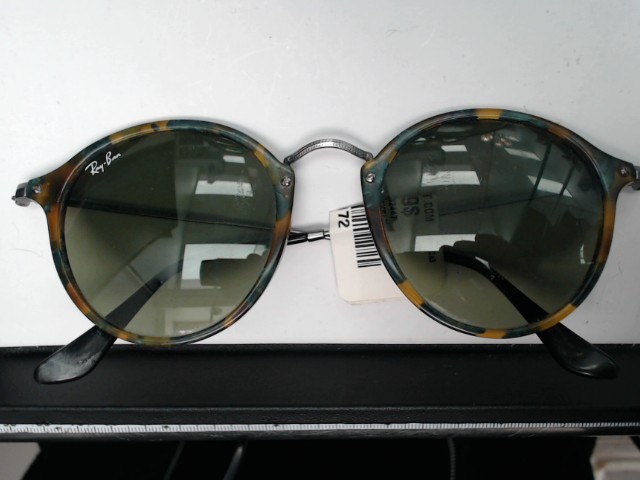 Soleil rayban rond vert marbr�