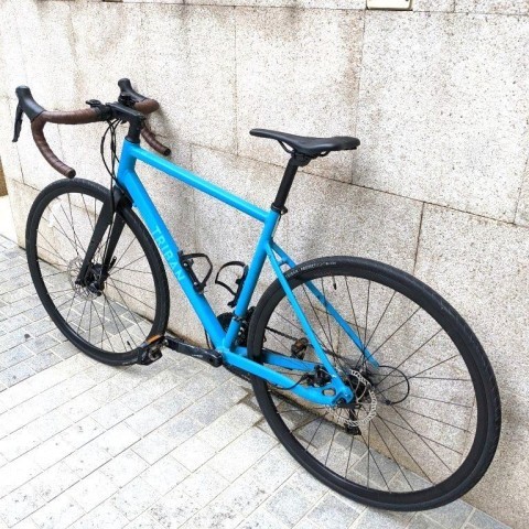 Blue bike for road frame size small