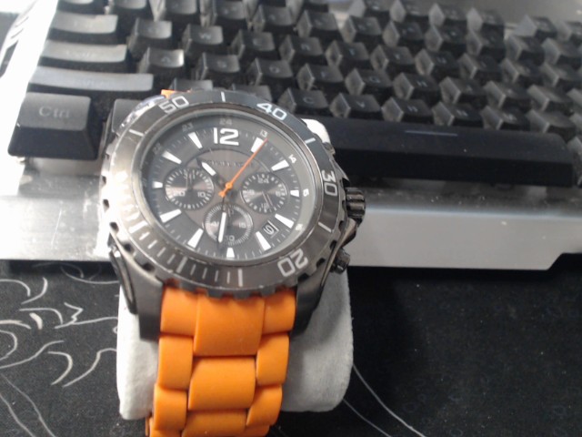 Montre michael kors silver orange