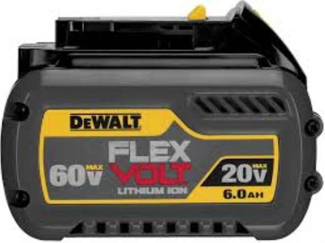 Battery dewalt 6.0ah flexvolt