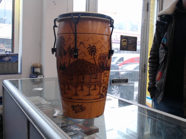 Conga cheapette 8-inch cuba fait main