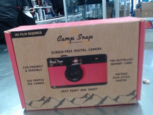 Camp snap screen free digital camera