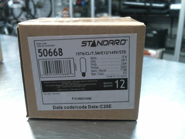 Ampoule incandescente t6 culot e12 cand�